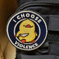 I Choose Violence Patch (3 Inch) Hook + Loop Velcro Badge Funny Duck Meme Tactical Gear Gift Patches