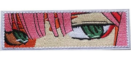 Anime Girl Patch (4 Inch) Hook + Loop Velcro Badge Bloody Eyes Japan Anime DIY Costume Emblem Crest Backpack, Shirt, Jacket, Gift Patches