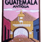 Antigua Guatemala Patch (3.5 Inch) Iron-on or Sew-on Badge Souvenir Travel Central America Maya Santa Catalina Arch Emblem Gift Patches