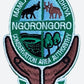 Ngorongoro Conservation Area Tanzania Patch (4 Inch) Iron-on/Sew-on Badge Travel Souvenir Emblem Backpack, Luggage, Bags, DIY Gift Patches