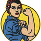 Rosie the Riveter We Can Do It! Patch (3.5 Inch) Iron or Sew-on Badge DIY Poster Costume Gift Patches