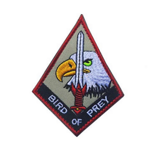 USAF Air Force Area 51 Patch Black Ops Bird of Prey Mcdonnell Douglas Aviation (3.5”) Hook and Loop Velcro Badge US Tactical, Morale Patches