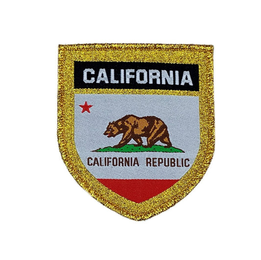 California Republic Patch (3.2 Inch) Iron or Sew-on Badge DIY Breakaway State Bear Flag La República de California The Bear Republic Fallout Patches