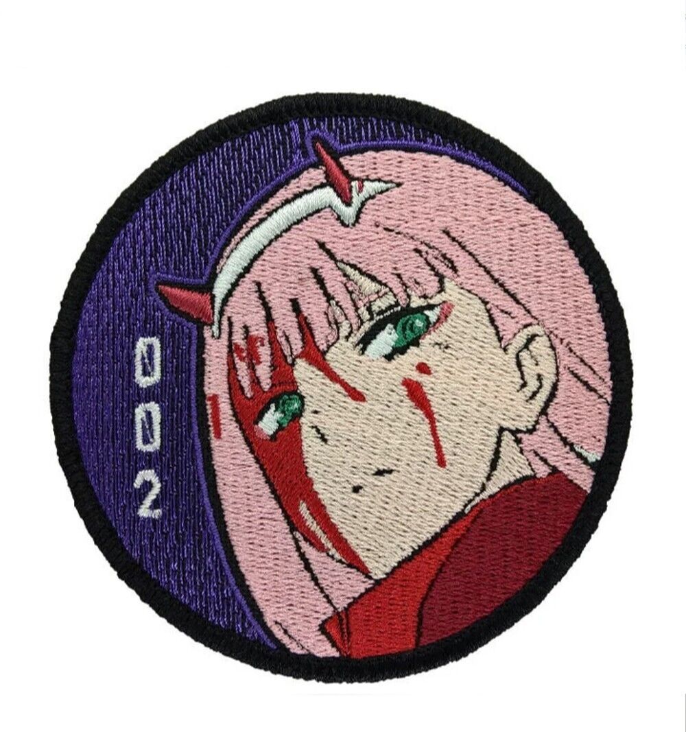 Darling in the Franxx Anime inspired Patch (3.5 Inch) Iron or Sew-on Badge Manga Japan Costume Cosplay Patches