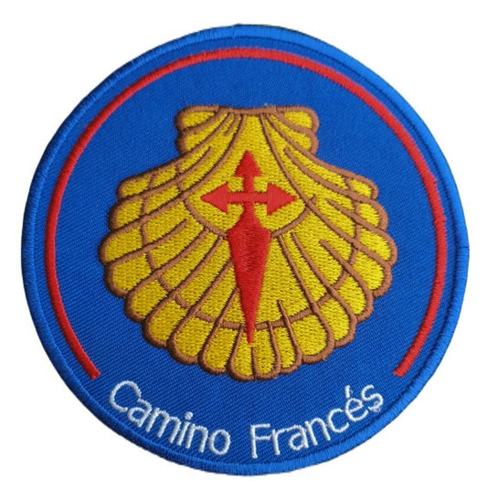 Camino France Patch (3.5 Inch) Embroidered Iron-on/Sew-on Badge Frances Travel Souvenir Crest Gift Patches