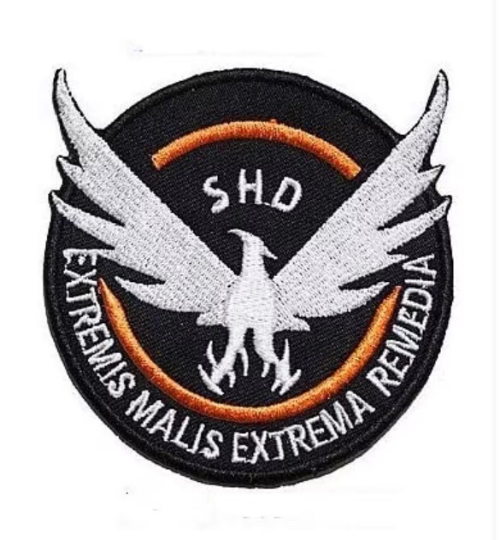 Tom Clancys SHD The Division Logo Patch (3.5") Hook and Loop Velcro Badge Strategic Homeland Division