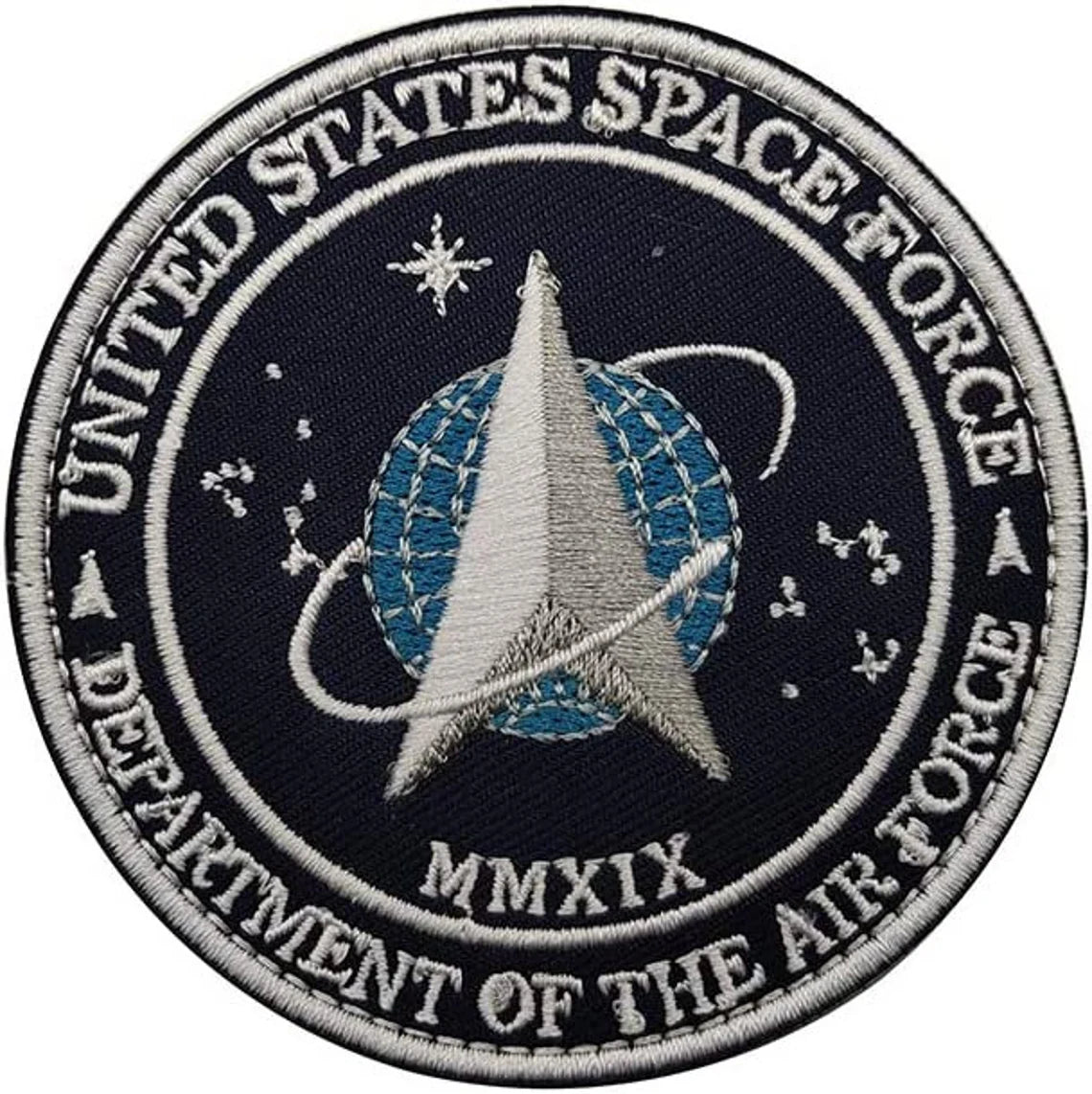 United States Space Force Patch (3 Inch) Hook and Loop Velcro Badge Emblem DIY Costume / Cap / Hat / Tactical Vest / Backpack, Gift Patches