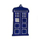 Tardis Phone Booth Patch (2.75 Inch) Iron or Sew on Badge Dr Who Police Box Retro TV show DIY Costume Patches