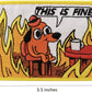 This is Fine Patch (3.5 Inch) Iron/Sew-on Badge Funny Dog Meme Emblem Gift Patches