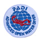 PADI Advanced Open Water Diver Patch (4 Inch) Iron/Sew-on Badge Scuba Diving Diver Patches