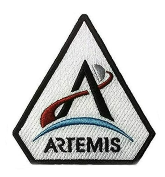 NASA Artemis Program Patch (4 Inch) Velcro Badge (Hook + Loop)