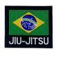 Brazilian Jiu Jitsu Patch (3.5 Inch) Embroidered Hook Fastener Velcro Badge