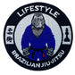 Brazilian Jiu Jitsu Lifestyle Gorilla Patch (3.5 Inch) Iron/Sew-on Badge for BJJ Kimono GI Martial Arts Patches