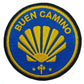 Buen Camino Patch (3 Inch) Fully Embroidered Iron/Sew-on Badge Saint James Way Camino De Santiago Patches