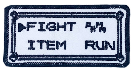 Fight Item Run Pokemon Patch (3 Inch) Iron/Sew-on Patch