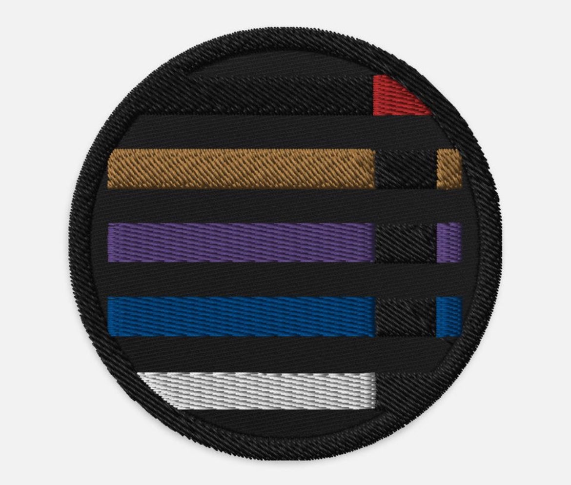 Brazilian Jiu Jitsu Patch (3 Inch) Belts Embroidered Iron-on Badge BJJ Kimono Gi, Bag, Cap, Jacket GIFT