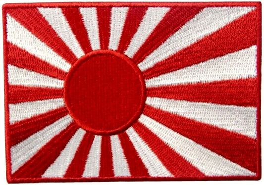 Japan Flag Patch (3.5 Inch) Iron-on Badge Mount Fuji Tokyo Japanese Rising Sun Gift Patches