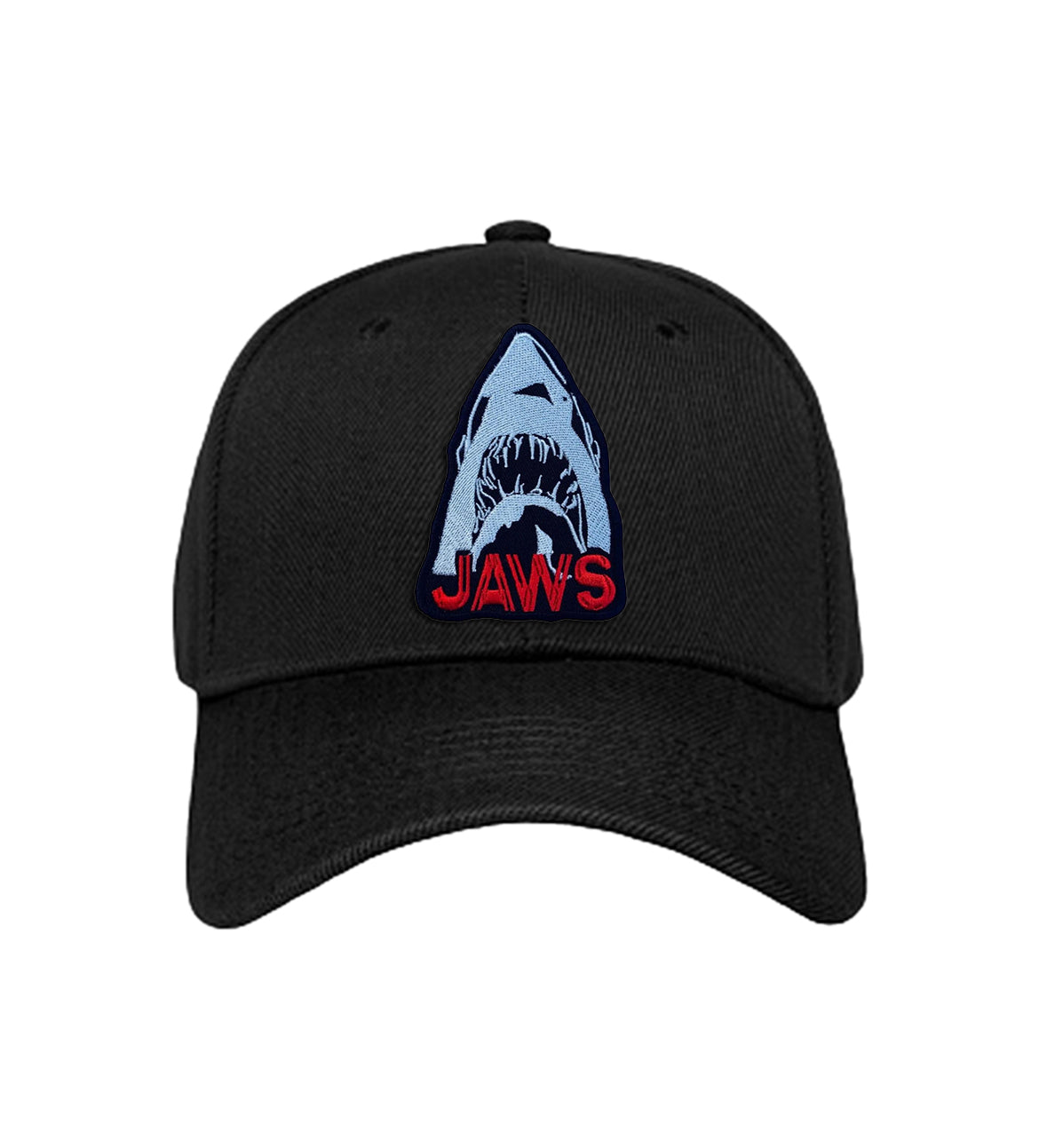 Jaws Patch (3.5 Inch) Iron-on Badge Horror Movie Poster Shark