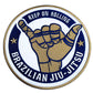 Brazilian Jiu Jitsu Patch (3.5 Inch) Iron-on Badge BJJ Keep Rolling