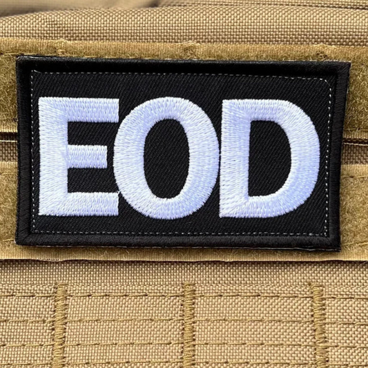 EOD Patch (3.5 Inch) Explosive Ordnance Disposal Velcro Badge