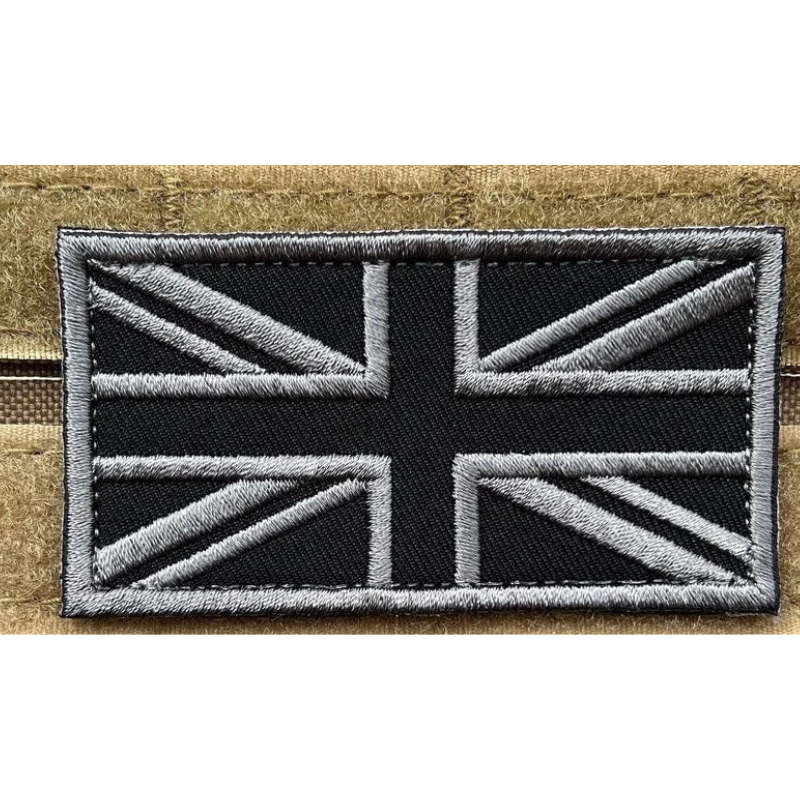 Great Britain Union Jack Patch (3.3 Inch) UK Velcro Badge (Hook + Loop)