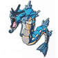 Gyarados Patch (3 Inch) Iron/Sew-on Pokemon Badge