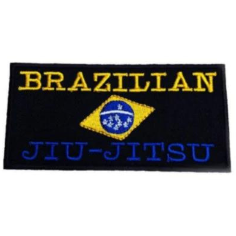 Brazilian Jiu Jitsu Patch (4 Inch) Iron/Sew-on Badge BJJ