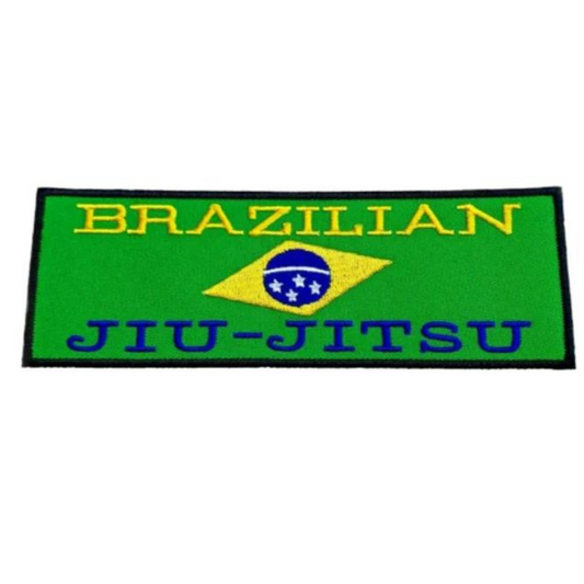 Brazilian Jiu Jitsu Patch (5 Inch) Iron/Sew-on Badge BJJ