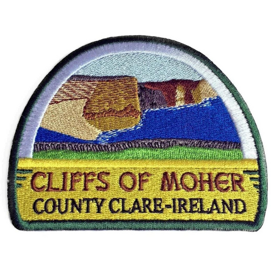 Cliffs of Moher Ireland Patch (3.5 Inches) Iron-on Badge