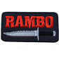 Jon Rambo Patch (3.75 Inch) Iron-on Badge Special Forces Veteran Movie Logo Emblem