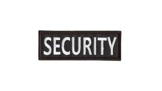 Security Velcro Patch (5 Inch) Hook + Loop Badge Uniform Tactical Patches