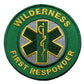 Wilderness First Responder Patch (3 Inch) Iron or Sew-on Badge Nature Outdoors Support DIY Gift Patches