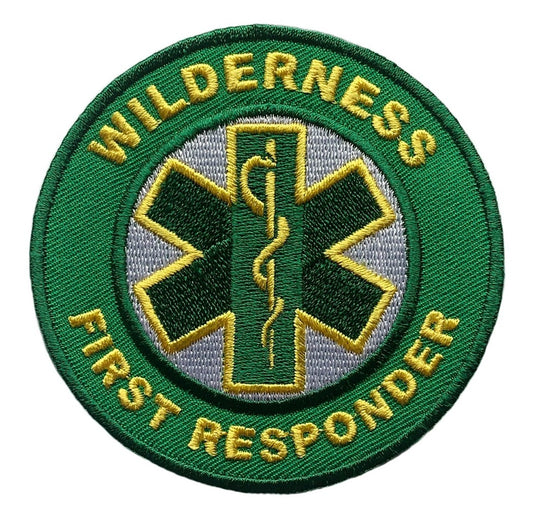 Wilderness First Responder Patch (3 Inch) Iron or Sew-on Badge Nature Outdoors Support DIY Gift Patches