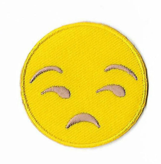 Unamused Emoji Patch (2 Inch) Iron-on