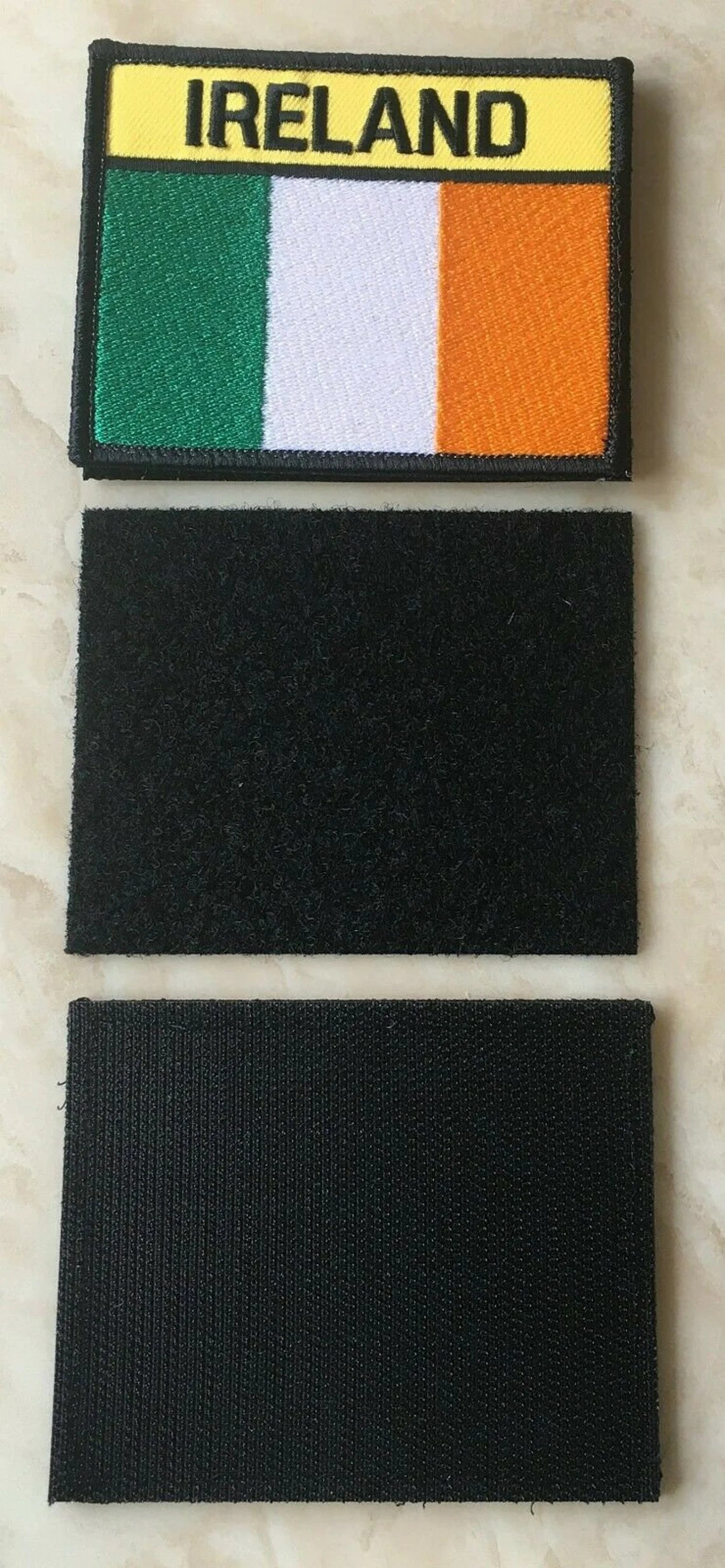 Ireland Flag Patch (3.75 Inch) Velcro Badge Tactical Morale Irish Army / Military / Airsoft / Paintball / Martial Arts / MMA Patches