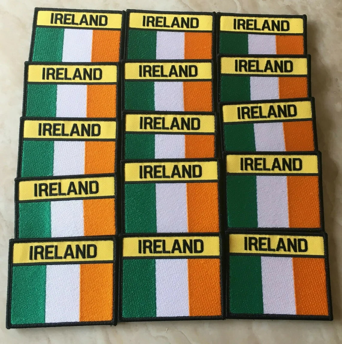 Ireland Flag Patch (3.75 Inch) Velcro Badge Tactical Morale Irish Army / Military / Airsoft / Paintball / Martial Arts / MMA Patches