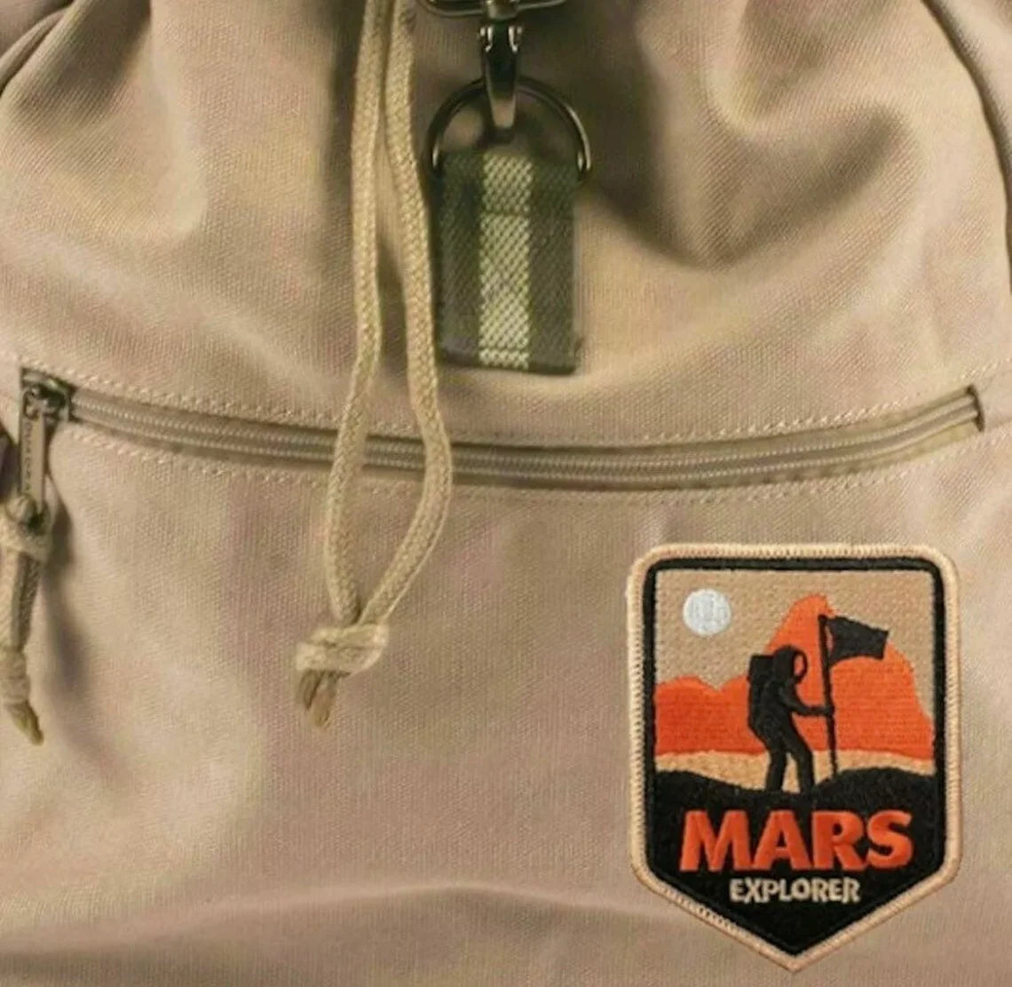 Mars Explorer Patch (3.5 Inch) Embroidered Iron on Badge NASA Space Craft Occupy Mars Elon Musk Red Planet