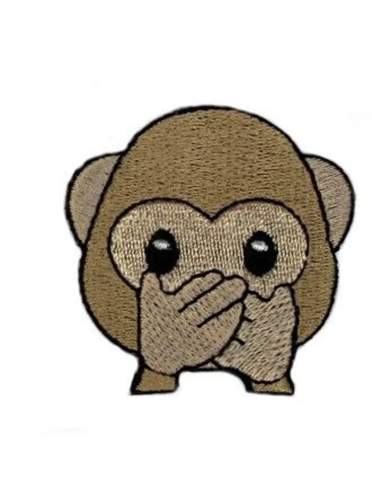 Speak No Evil Monkey Patch (2 Inch) Iron-on