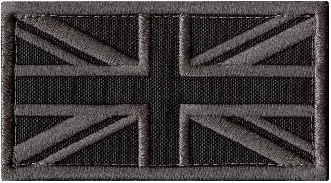 Great Britain Union Jack Patch (3.3 Inch) UK Velcro Badge (Hook + Loop)