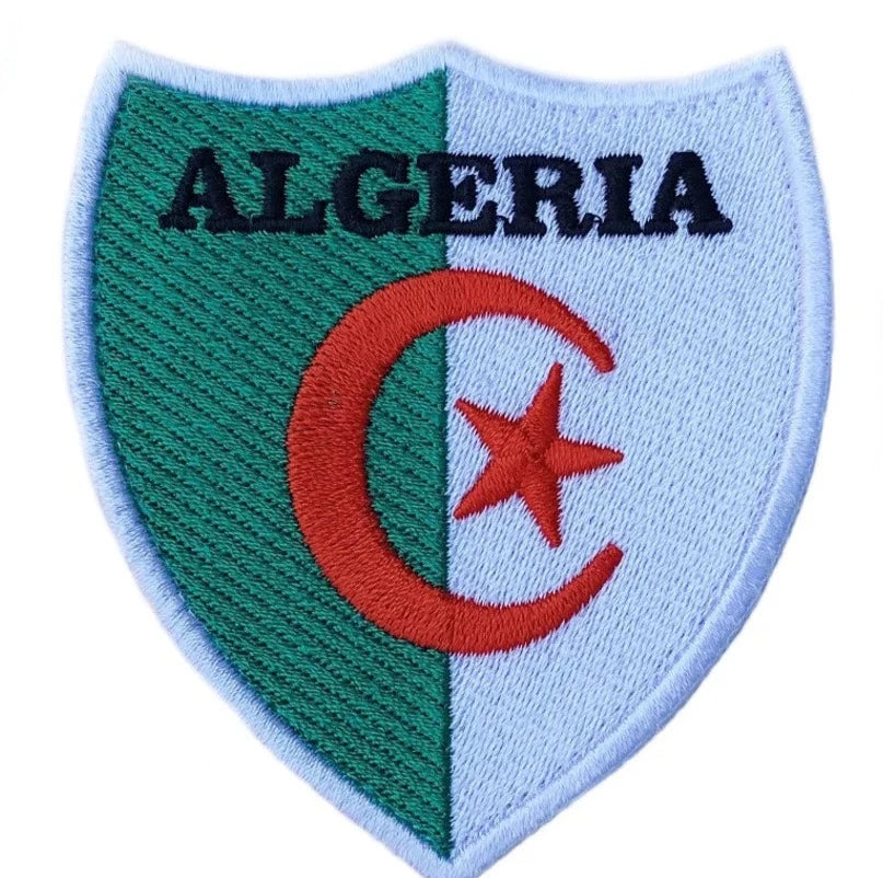 Algeria Flag Patch (3 Inch) Velcro Badge