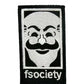 Mr Robot + Fsociety Patch Set (4 Inches) Iron or Sew-on Badge TV Sci-Fi Costume Patches