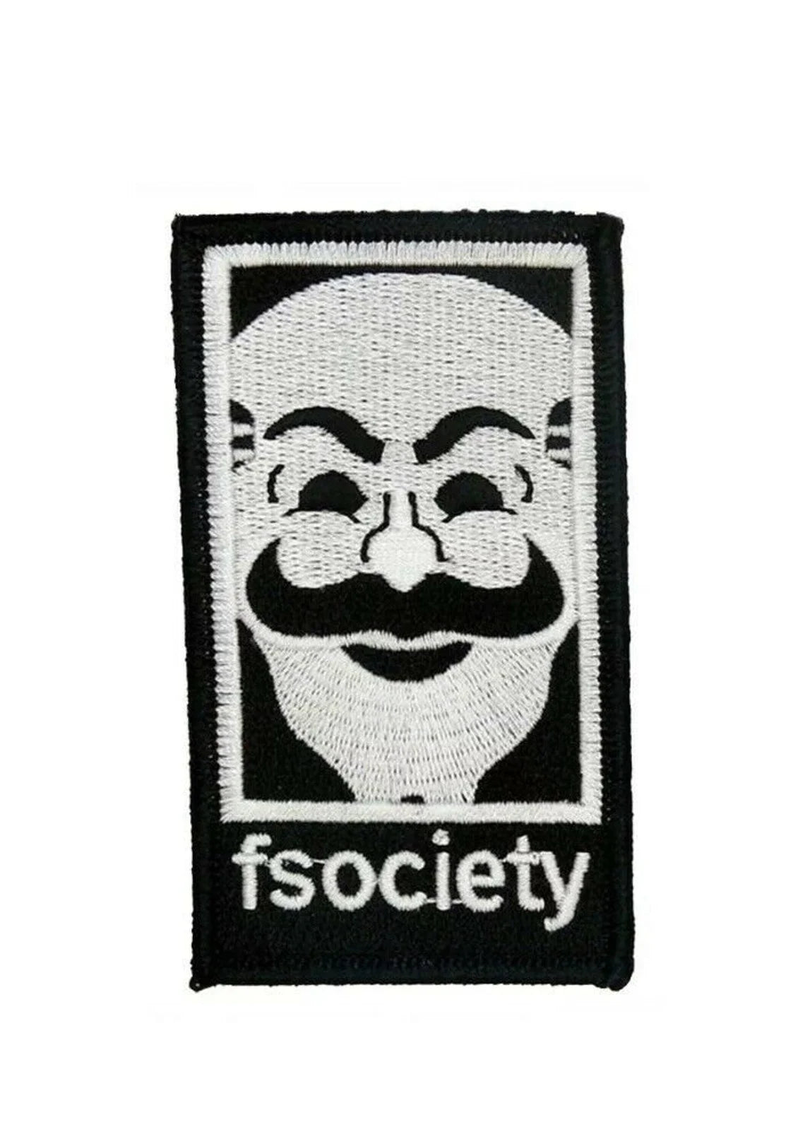 Mr Robot + Fsociety Patch Set (4 Inches) Iron or Sew-on Badge TV Sci-Fi Costume Patches