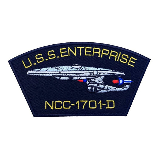 U.S.S. Enterprise Star Trek Patch (6 Inch) Iron-on