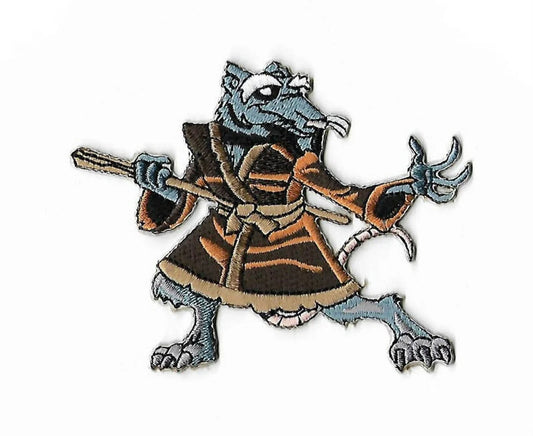 Master Splinter Patch (3.5 Inch) TMNT Iron-on Badge Teenage Mutant Ninja Turtles Rat Costume Patches