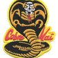 Cobra Kai Patch (3 Inch) The Karate Kid Iron or Sew-on Badge Snake Logo Dojo DIY Costume Patches