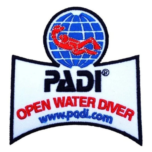 PADI Open Water Diver Patch (3.5 Inch) Iron/Sew-on Badge Scuba Diving Diver Patches