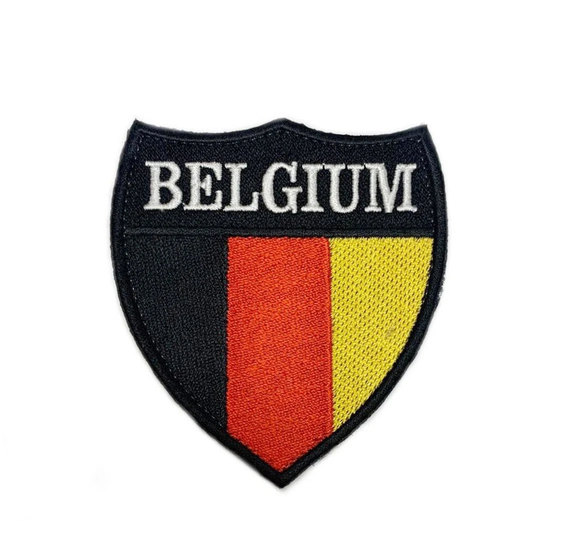 Belgium Flag Patch (3 Inch) Velcro Badge