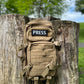 Press Patch (5 Inch) Velcro Hook + Loop Badge Media Patches