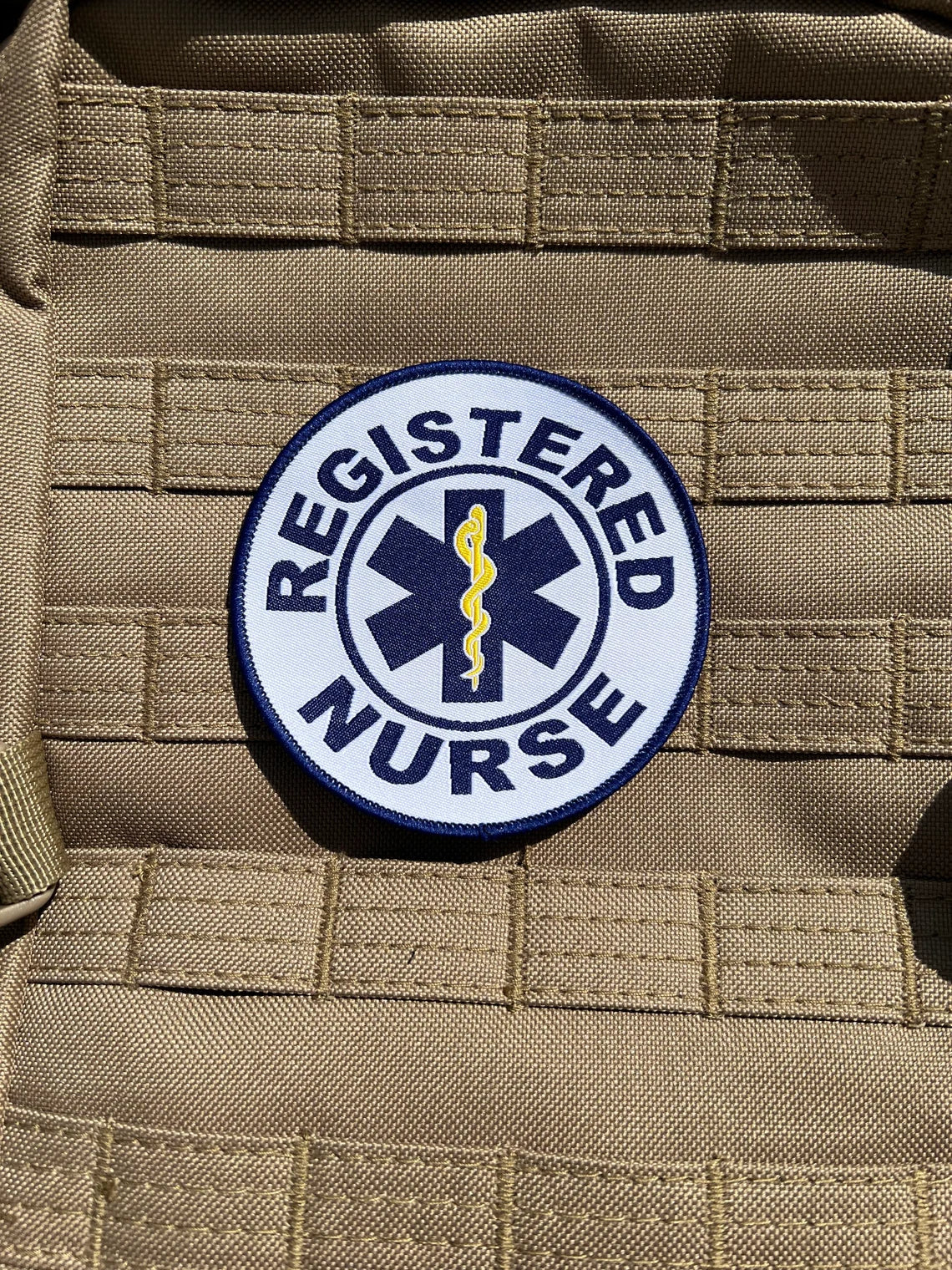 Registered Nurse Patch (3.5 Inch) Iron-on Badge Medic First Aid Patches