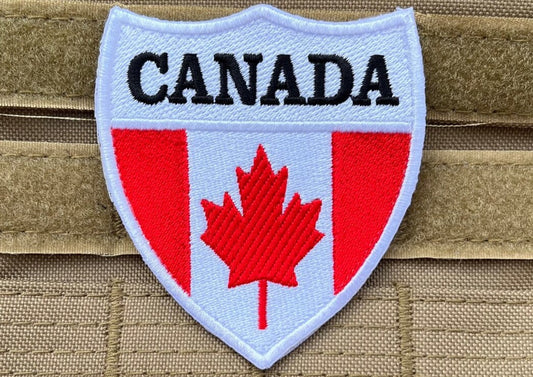 Canada Flag Patch (3 Inch) Velcro Badge